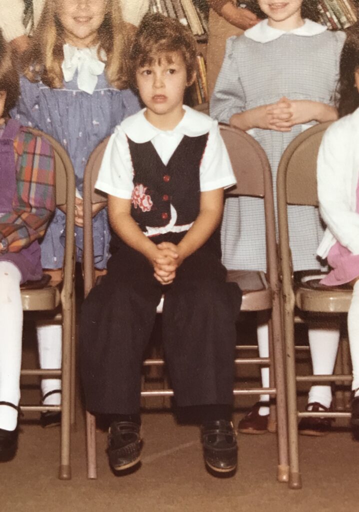 Kristen in kindergarten