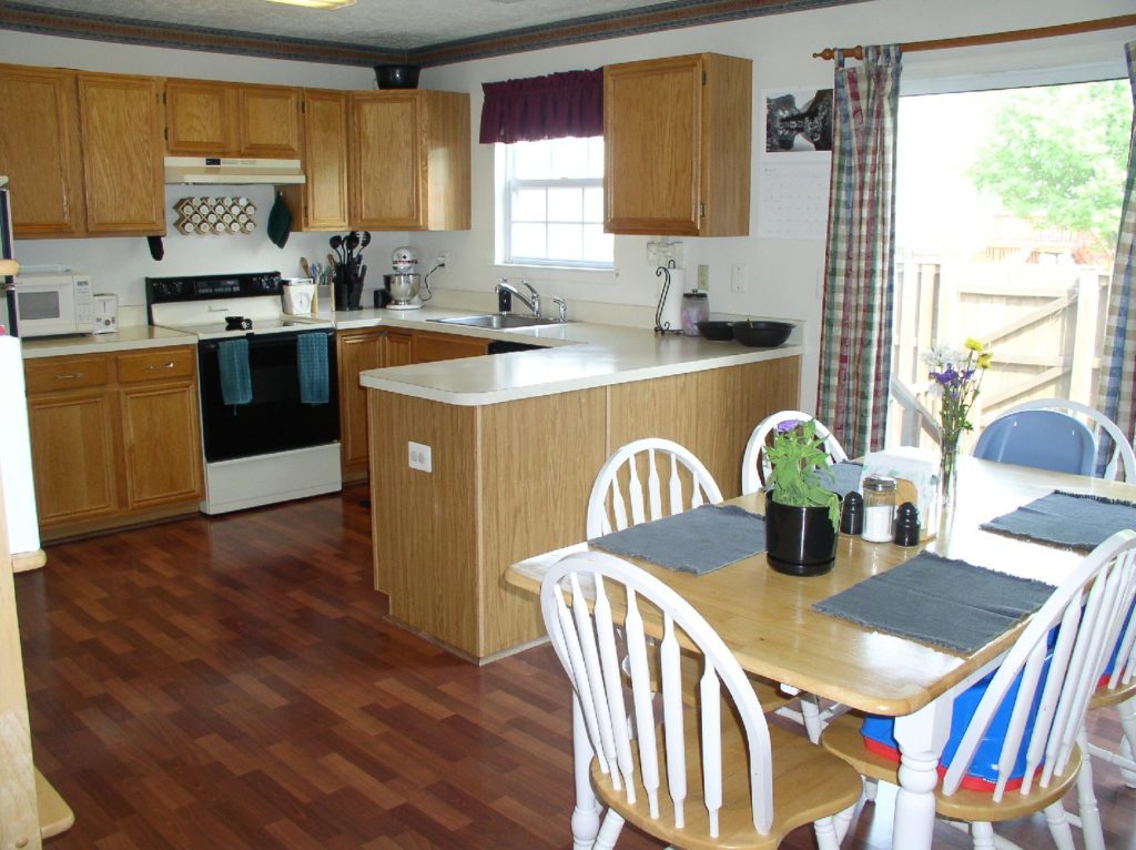 Kristen's townhouse kitchen.